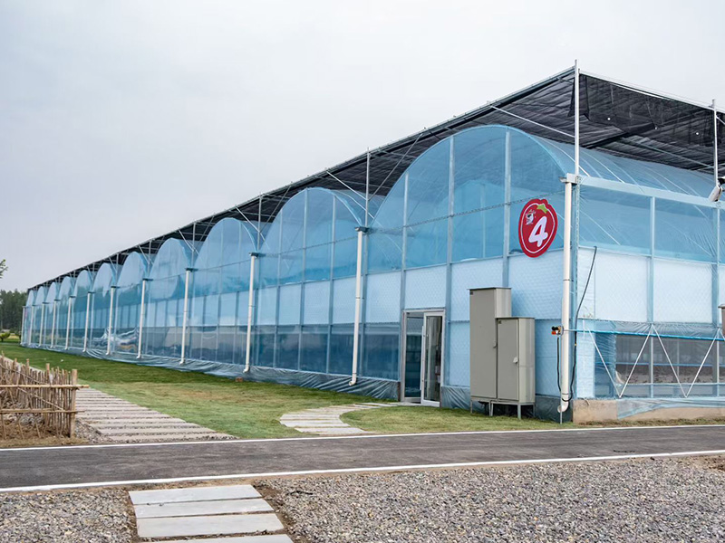 连栋薄膜温室怎样减小湿度